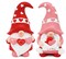 Decorations for Valentine's Day Gnomes Resin Valentines Gnomes Gift for Her - Tiered Tray Decor for Valentines Day - Pink Love Valentine Mantle, Table Shelf Display